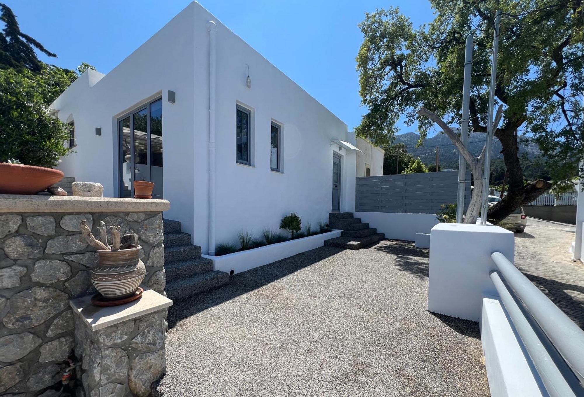 Moeses House Villa Asfendiou Bagian luar foto